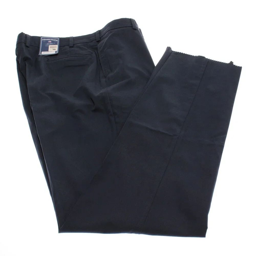 Frank's Pants NWT Chinos / Casual Pants Size 44 US in Blue Polyester Blend